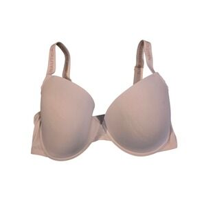 Nautica Bra 38DD Womens Plus Size Lined Underwired Adjustable Straps Blush